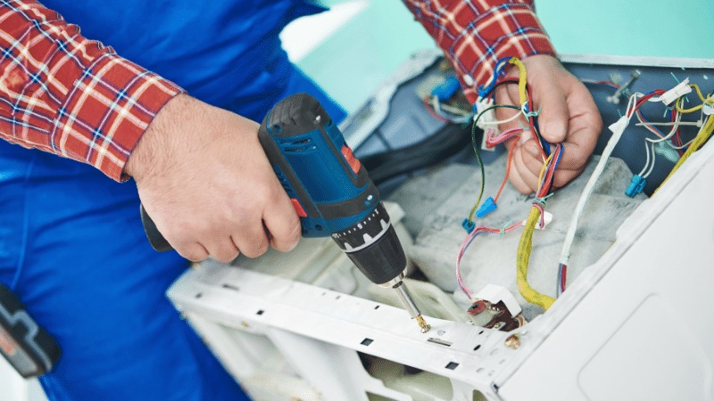 Beypazarı Grundig Grundig çamaşır makinesi kart tamiri – Su almama arızası orijinal parça ile giderildi. - Teknik servis örneği