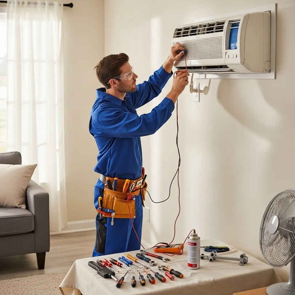 Beypazarı Grundig Grundig klima gaz dolumu ve bakım – Enerji verimliliği artırıldı. - Teknik servis örneği